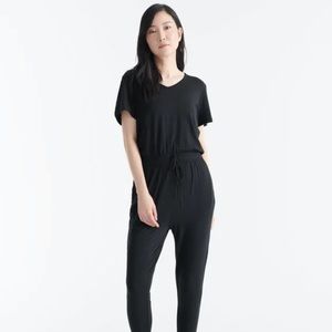 Knit size large good to go jumpsuit